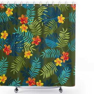 Personality  Summer Sale Banner. Up To 50 Per Cent Discount Offer. Tropical D Shower Curtains