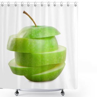 Personality  Green Apple Shower Curtains