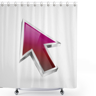 Personality  Flying Arrow Icon Shower Curtains