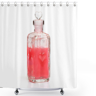 Personality  Love Potion On White Shower Curtains