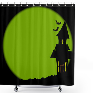 Personality  Halloween House Shower Curtains