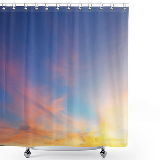 Personality  Sky Background Shower Curtains
