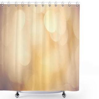 Personality  Abstract Retro Pastel Bokeh Blurred Background Shower Curtains