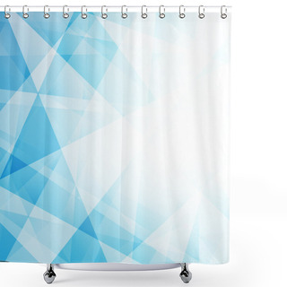 Personality  Abstract Light Blue Background. Vector  Shower Curtains