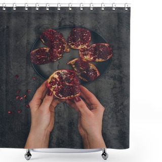 Personality  Pomegranate  Shower Curtains