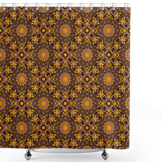 Personality  Big Abstract Flowers Pattern Shower Curtains