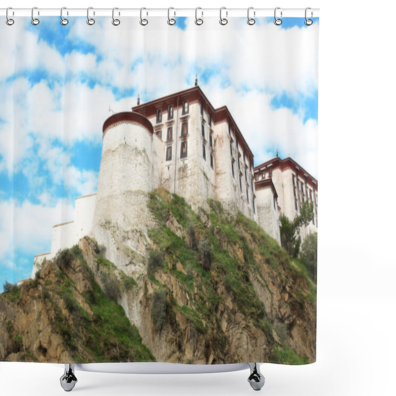 Personality  Potala Palace In Lhasa Shower Curtains