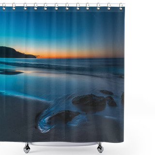 Personality  Dawn Seascape With Rocks From Killcare Beach On The Central Coast, NSW, Australia. Shower Curtains