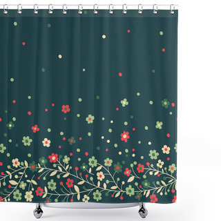 Personality  Flowering Branches Shower Curtains