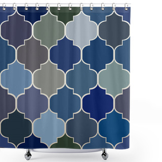 Personality  Ornamental Pattern. Seamless Moroccan Background. Shower Curtains