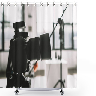Personality  Photo Camera Shower Curtains