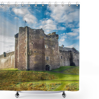 Personality  Sunshine On Scottish Castle Shower Curtains
