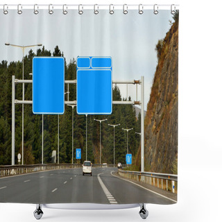 Personality  Road Signs Shower Curtains