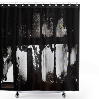 Personality  Old Dirty Glass Roof Shower Curtains