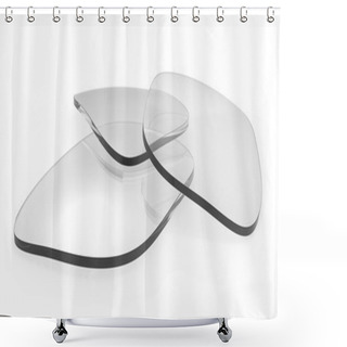 Personality  Eyeglasses Lenses Shower Curtains