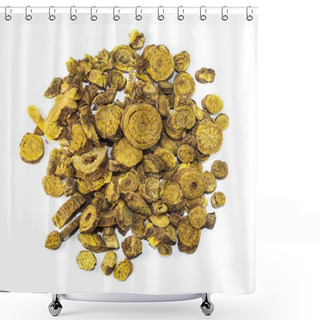 Personality  Radix Scutellariae, Chinese Herbal Medicine Isolated. Huang Qin Shower Curtains