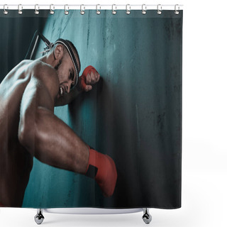 Personality  Muay Thai Athlete Shower Curtains