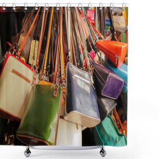 Personality  Colourful Handbags For Sale Shower Curtains