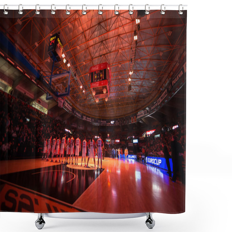 Personality  Valencia Basket Club Vs Sluc Nancy Shower Curtains