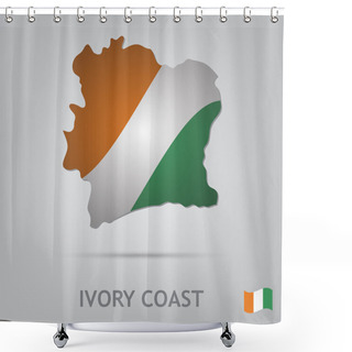 Personality  Ivory Coast Shower Curtains