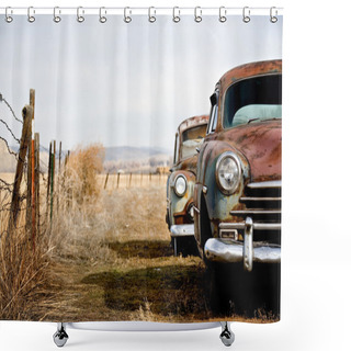 Personality  Vintage Cars Shower Curtains