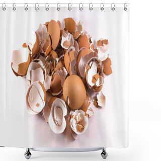 Personality  Broken Egg Shells Shower Curtains