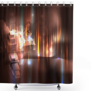 Personality  Abstract Background For Design Shower Curtains