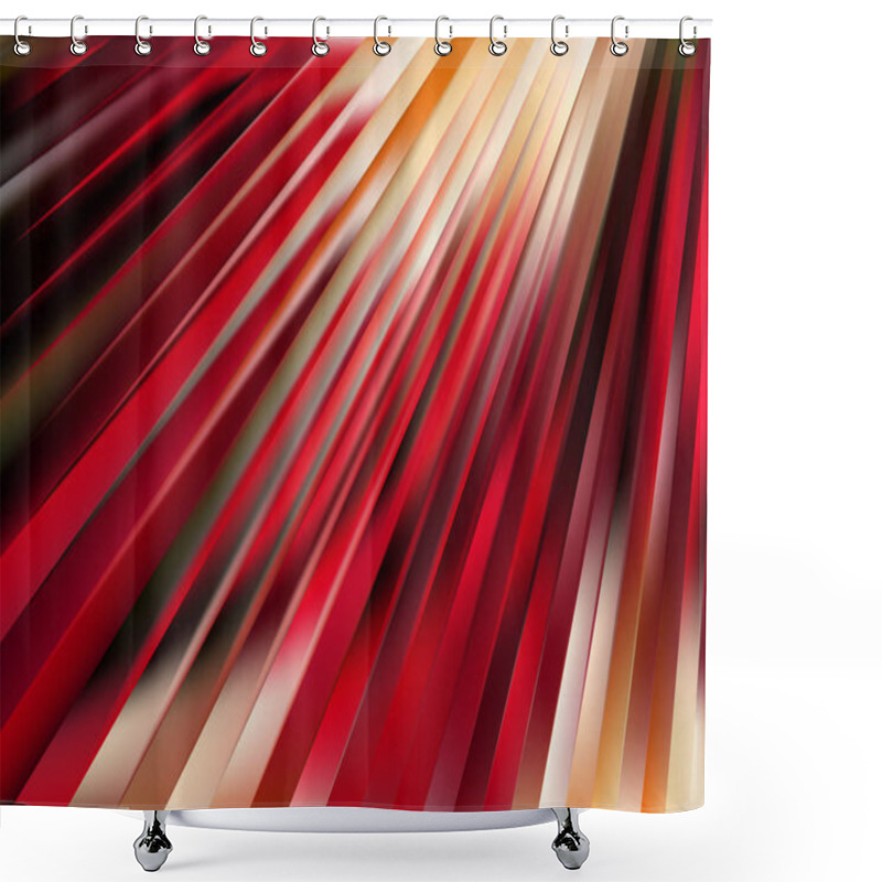 Personality  Abstract Diagonal Lines Background  Shower Curtains