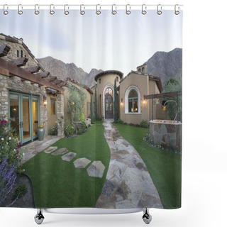 Personality  Paved Pathway Shower Curtains