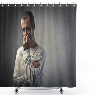 Personality  Insidious Worry Shower Curtains