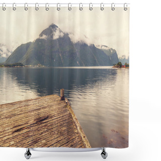 Personality  Northern Norway Landscapes Shower Curtains