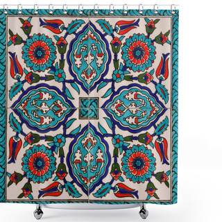 Personality  Turkish Tiles Shower Curtains