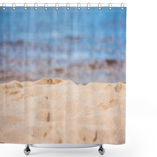 Personality  Tranquil Sandy Beach Shower Curtains