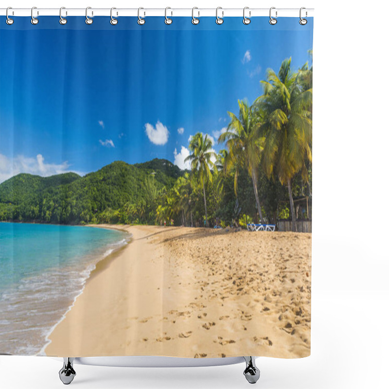 Personality  Pearl Beach Shower Curtains