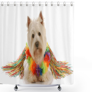Personality  West Highland White Terrier Shower Curtains