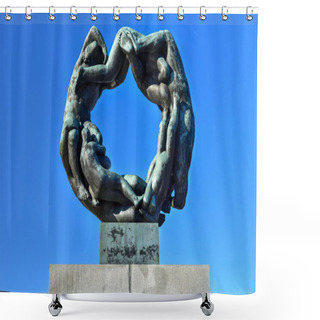 Personality  Vigeland Sculpture Park Shower Curtains