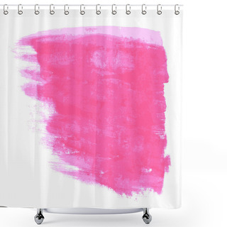 Personality  Grunge Pink Banner Shower Curtains