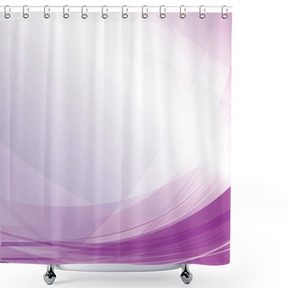 Personality  Vector Abstract Purple Lines Shower Curtains