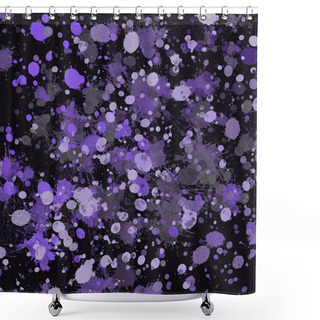 Personality  Colorful Blotched Surface As Background   Shower Curtains