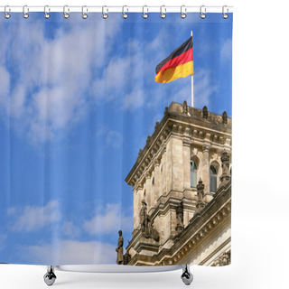 Personality  Detail Of The Reichstag, The German Parliament Shower Curtains