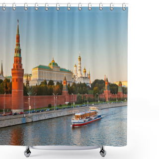 Personality  Moscow Kremlin At Sunset Shower Curtains