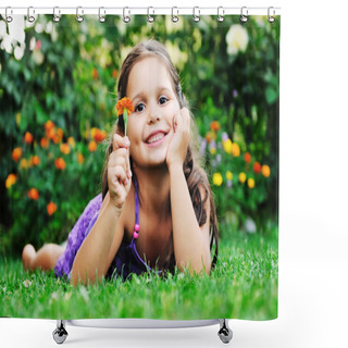 Personality  Happy Childredn Outdoor Shower Curtains