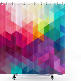 Personality  Abstract Colorful Seamless Pattern Background Shower Curtains