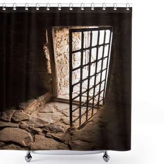 Personality  Ancient Door Of Dark Room Shower Curtains