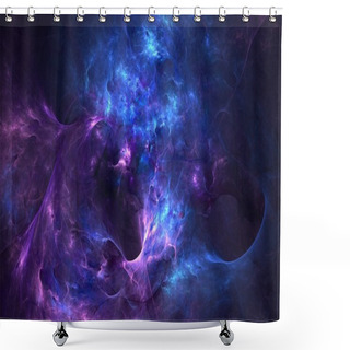 Personality  New Galaxy Shower Curtains
