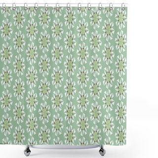 Personality  Modern Colorful Backdrop With Hexagonal Pattern Shower Curtains