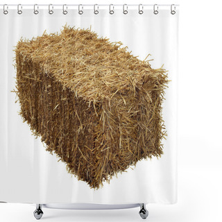 Personality  Bale Of Hay Shower Curtains