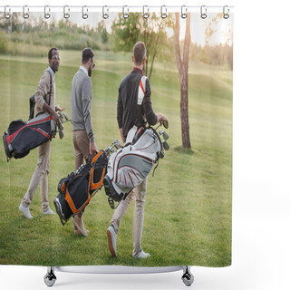 Personality  Golfers On Golf Course  Shower Curtains