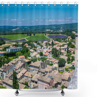 Personality  Grignan, Medieval Village Of Drme In Auvergne-Rhne-Alpes, France, Shower Curtains
