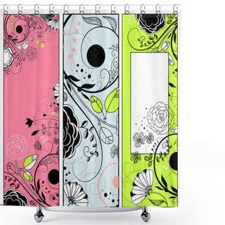 Personality  Retro Banner Shower Curtains